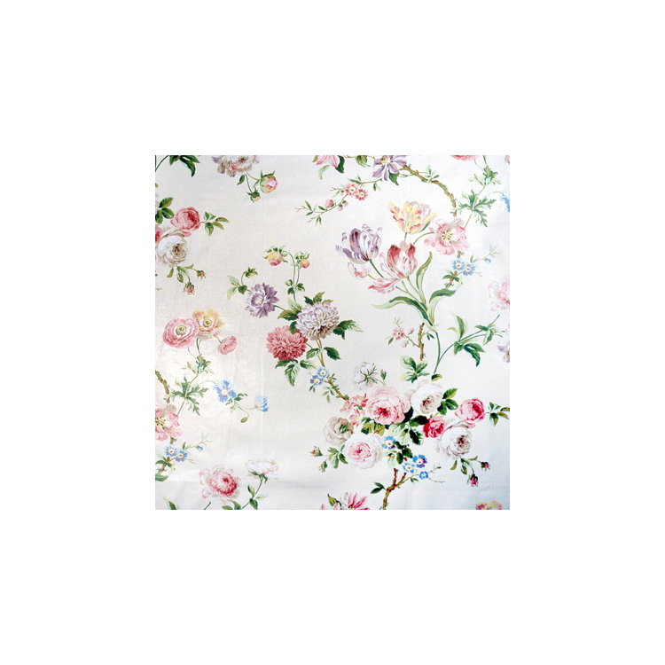 Brunschwig &amp; Fils Bien-Aimee Cotton Print Vanilla Fabric