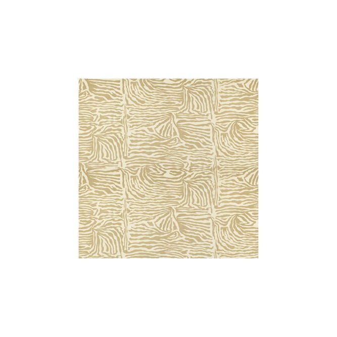 Brunschwig &amp; Fils Ashanti Linen And Cotton Print Tan Fabric