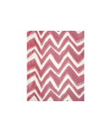 Brunschwig & Fils Chevron Bar Silk Warp Print Berry Fabric