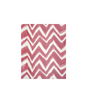 Brunschwig & Fils Chevron Bar Silk Warp Print Berry Fabric