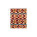 Brunschwig & Fils Uzbek Linen And Cotton Print Red/Gold/Blue Fabric