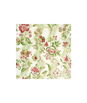 Brunschwig & Fils Monsoon Floral Linen & Cotton Print Coral/Lettuce Fabric