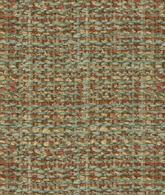 Brunschwig & Fils Boucle Texture Jade/Coral Fabric