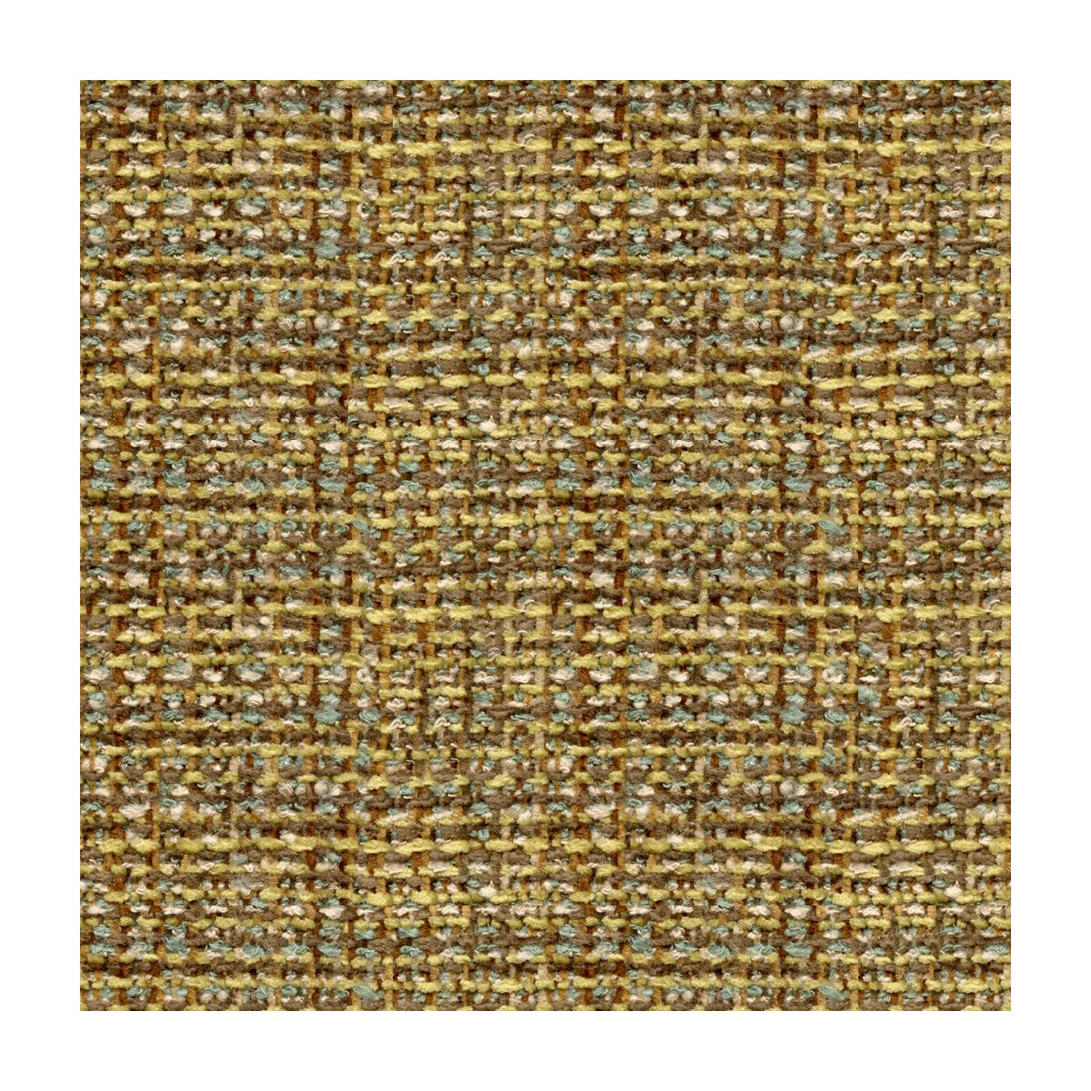 Brunschwig & Fils Boucle Texture Green/Brown Fabric | OnlineFabricStore