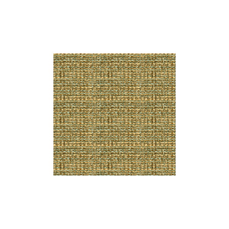 Brunschwig &amp; Fils Boucle Texture Brown/Aqua Fabric
