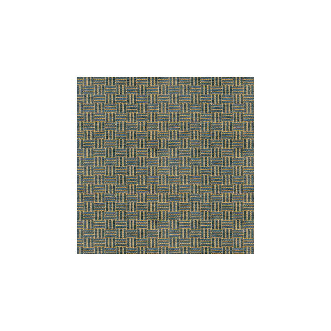 Brunschwig &amp; Fils Reed Texture Indigo Fabric