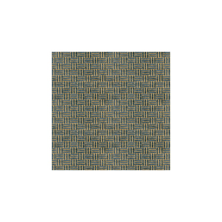 Brunschwig &amp; Fils Reed Texture Indigo Fabric