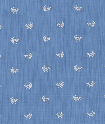 Brunschwig & Fils Bayberry Strie Canton Blue Fabric