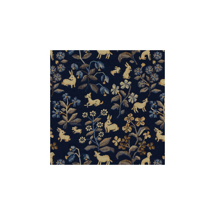 Brunschwig &amp; Fils Perceval Woven Tapestry Blue Fabric