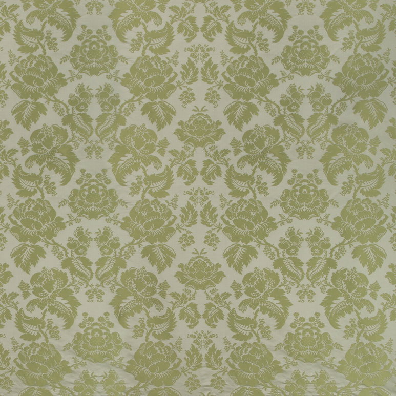 Brunschwig &amp; Fils Moulins Damask Lichen Fabric
