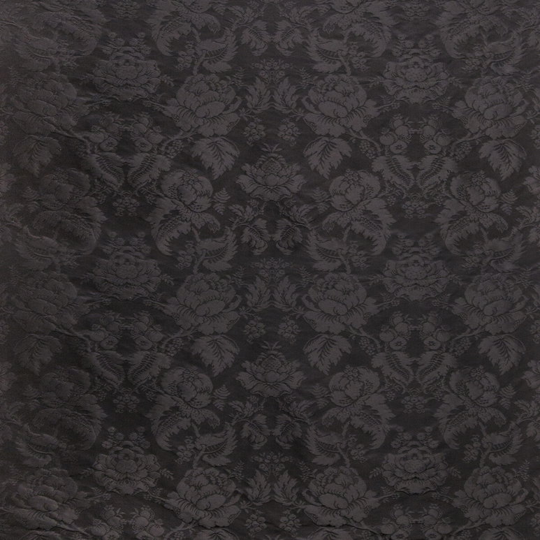 Brunschwig &amp; Fils Moulins Damask Onyx Fabric