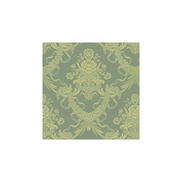 Brunschwig & Fils Charlieu Lampas Bleu/Ivoire Fabric