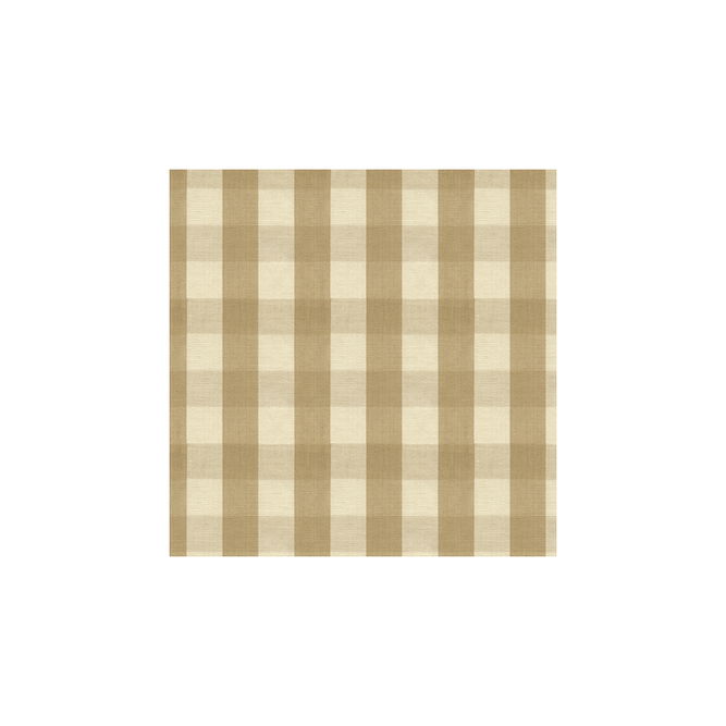 Brunschwig &amp; Fils Carsten Check Tan Fabric