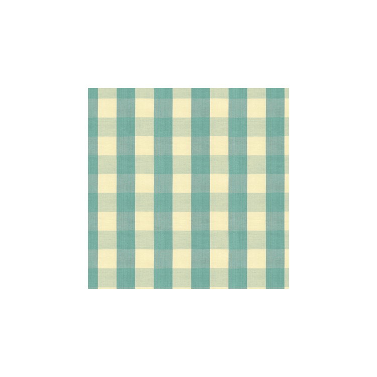 Brunschwig &amp; Fils Carsten Check Aqua Fabric