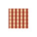 Brunschwig & Fils Carsten Check Pomegranate Fabric