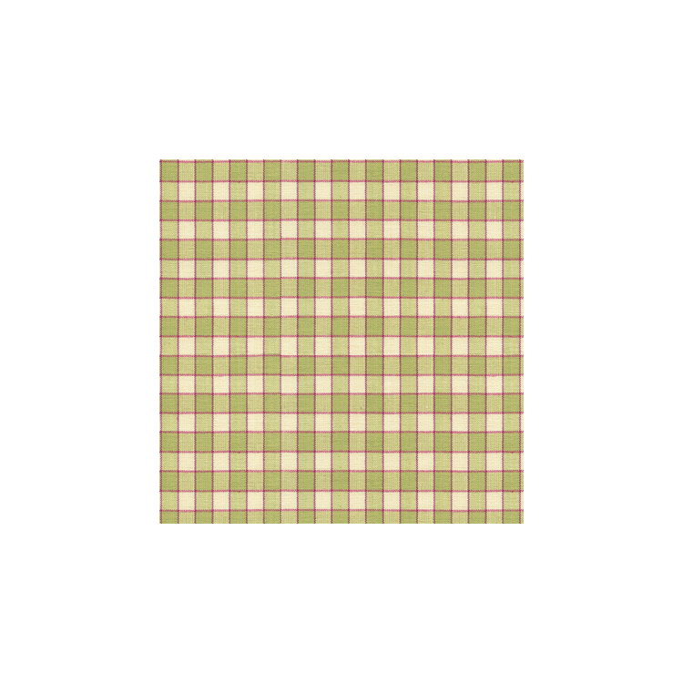 Brunschwig &amp; Fils La Seyne Check Apple Fabric