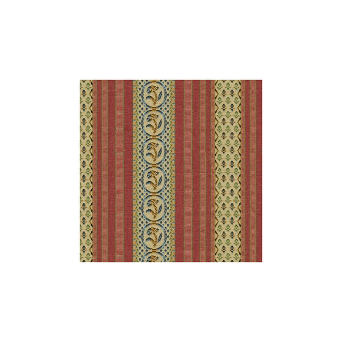 Brunschwig &amp; Fils Rayure Fleurette Begonia Fabric