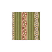 Brunschwig & Fils Rayure Fleurette Willow Fabric