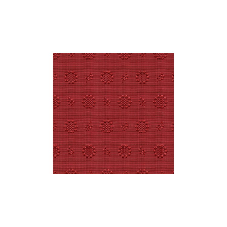 Brunschwig &amp; Fils Chandler Figured Woven Red Currant Fabric