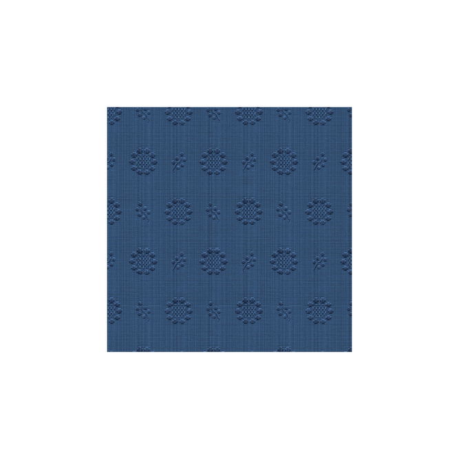Brunschwig &amp; Fils Chandler Figured Woven Royal Blue Fabric