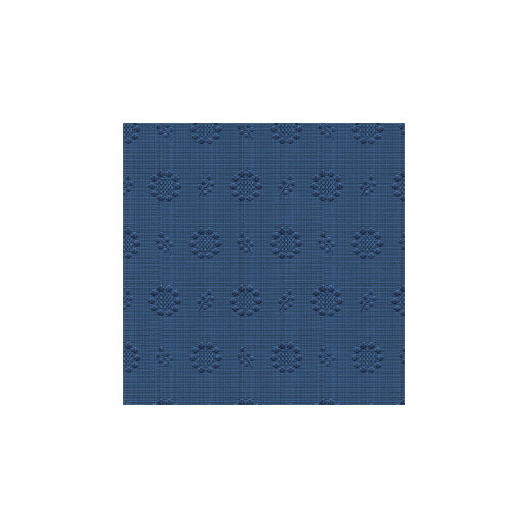 Brunschwig &amp; Fils Chandler Figured Woven Royal Blue Fabric
