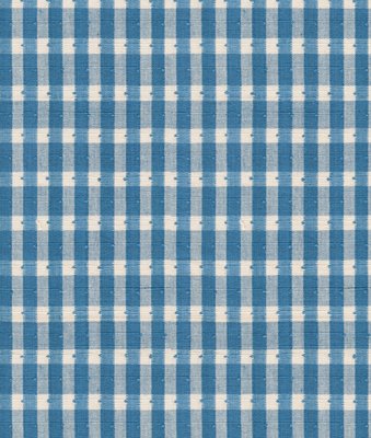 Brunschwig & Fils Halsey Cotton Check Oxford Blue Fabric