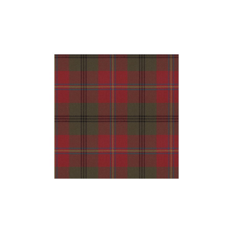 Brunschwig &amp; Fils Millbrook Wool Plaid Redwood Fabric