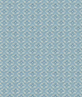 Brunschwig & Fils Creek Figured Woven Blue Fabric