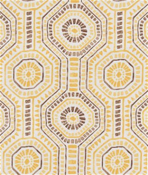 Premier Prints Bricktown Brazilian Yellow Flax Fabric
