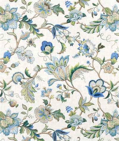 Floral Drapery Fabric by the Yard