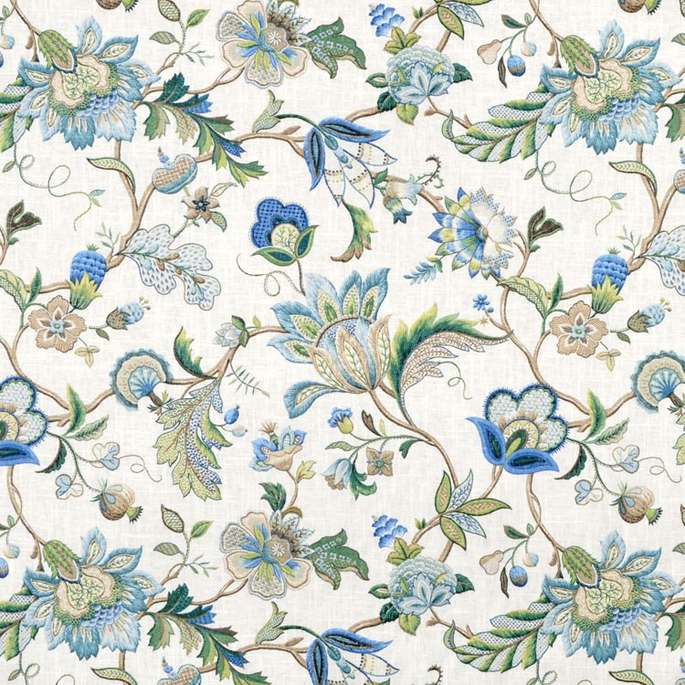 P. Kaufmann Brissac Sapphire Fabric image 1 of 5