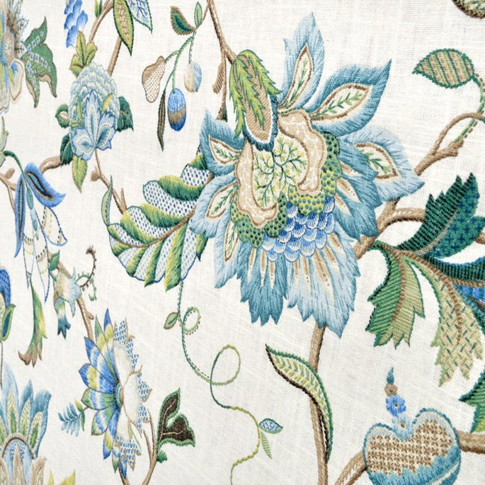P. Kaufmann Brissac Sapphire Fabric image 5 of 5