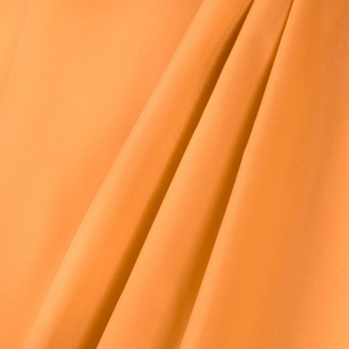 45" Tangerine Orange Broadcloth Fabric image 2 of 2