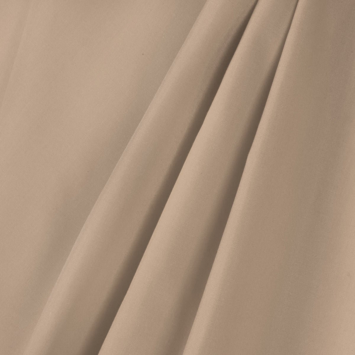Cotton Polyester Broadcloth (44/45 inch) Fabric - Tan / Yard Many Colors Available