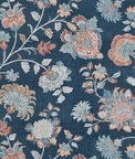 Richloom Bronte Indigo Fabric