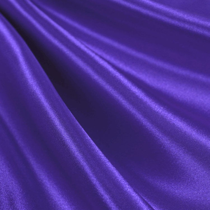 Purple Premium Bridal Satin Fabric image 1 of 1