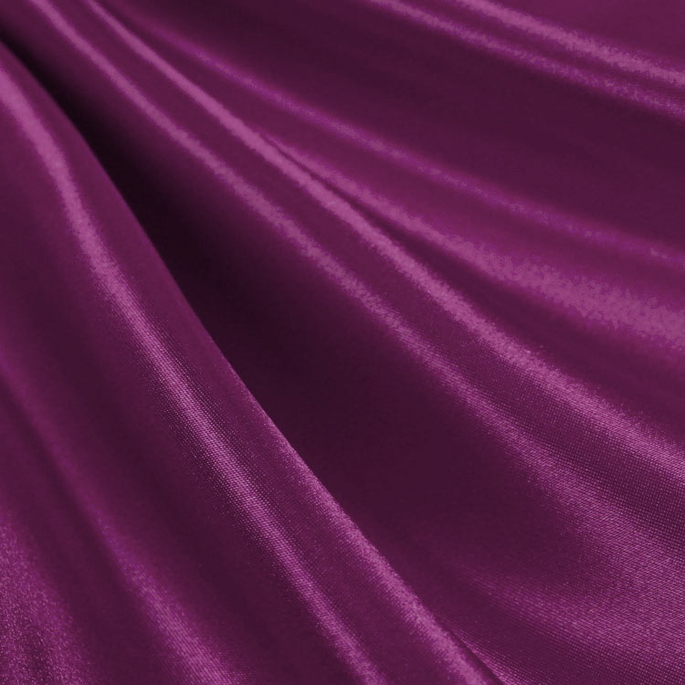 Plum Premium Bridal Satin Fabric image 1 of 1