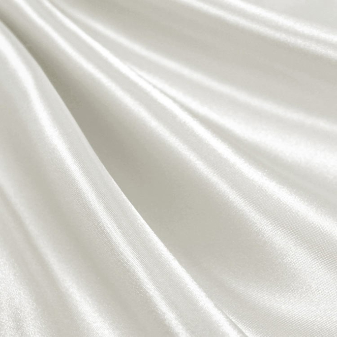 Ivory Premium Bridal Satin Fabric image 1 of 1