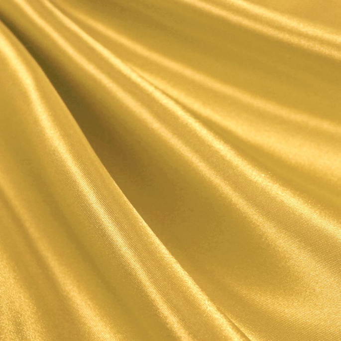 Gold Premium Bridal Satin Fabric image 1 of 1