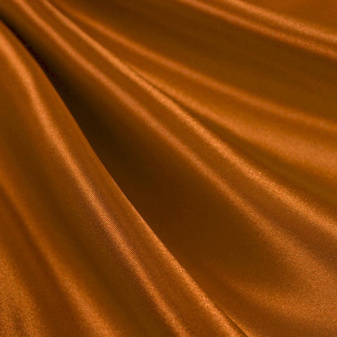 Copper Premium Bridal Satin Fabric image 1 of 1