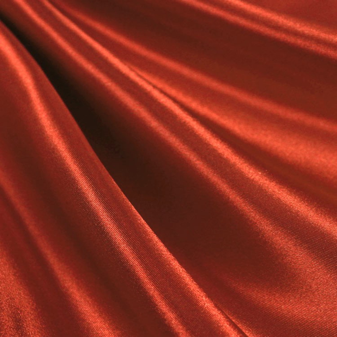 Rust Premium Bridal Satin Fabric image 1 of 1
