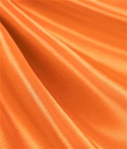 Orange Premium Bridal Satin
