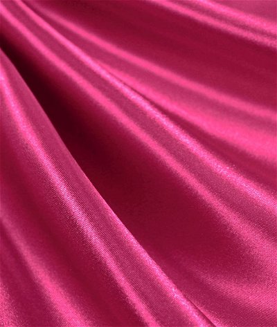 Hot Pink Premium Bridal Satin Fabric