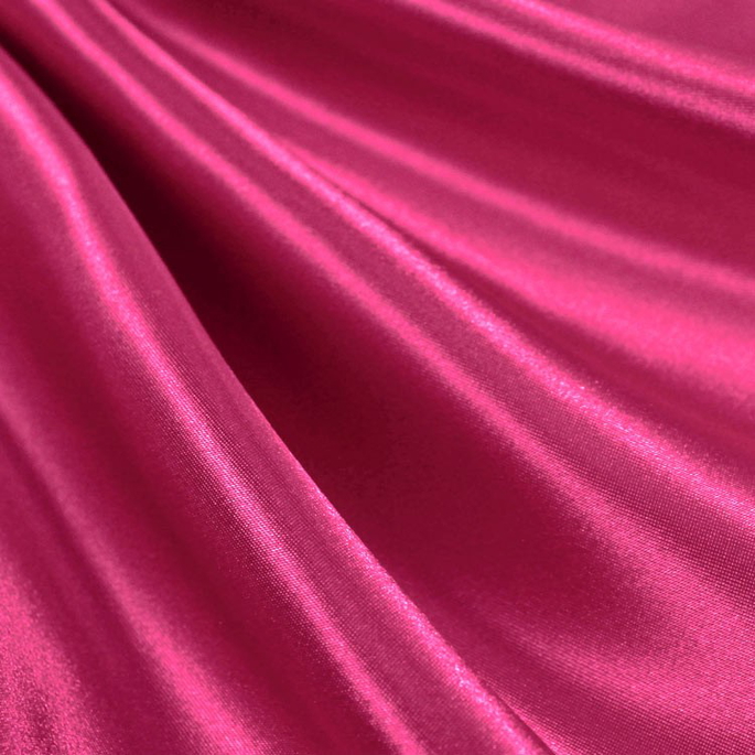 Hot Pink Premium Bridal Satin Fabric image 1 of 1