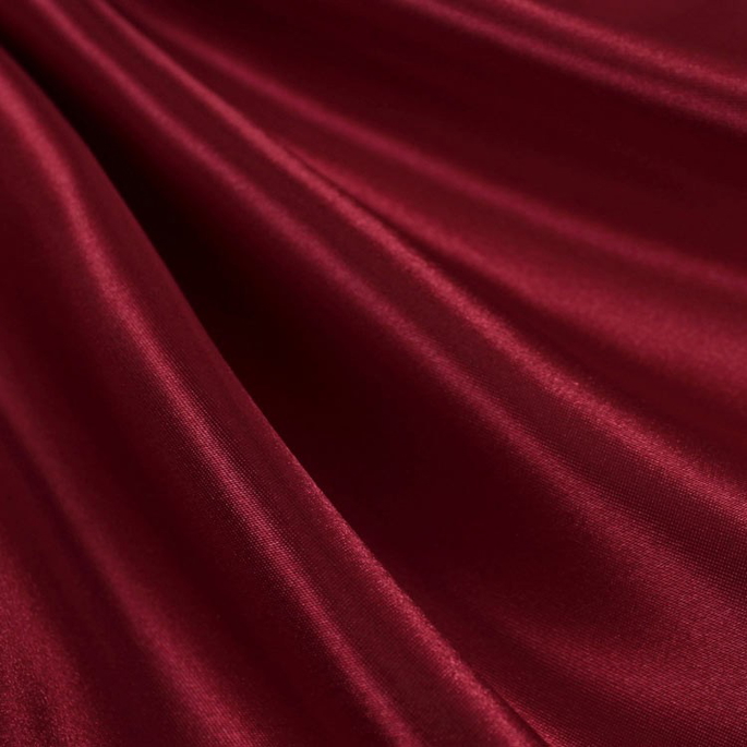 Cranberry Premium Bridal Satin Fabric image 1 of 1