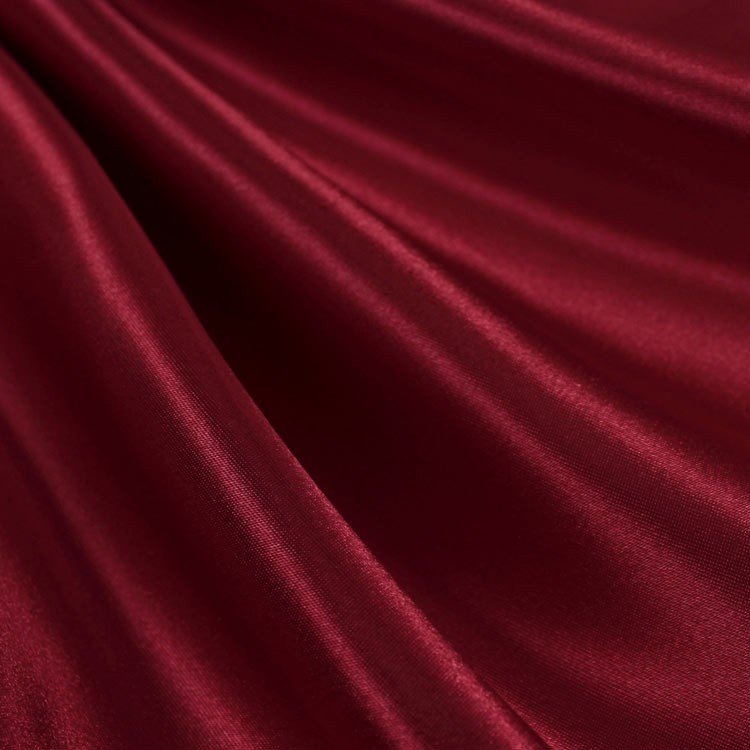 Cranberry Premium Bridal Satin Fabric