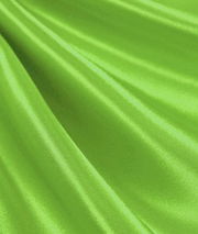 Dark Lime Premium Green Satin Fabric