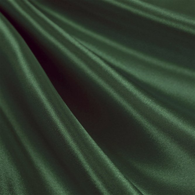Hunter Green Premium Bridal Satin Fabric