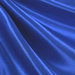 Royal Blue Premium Bridal Satin Fabric