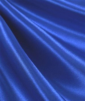 Royal Blue Premium Bridal Satin Fabric